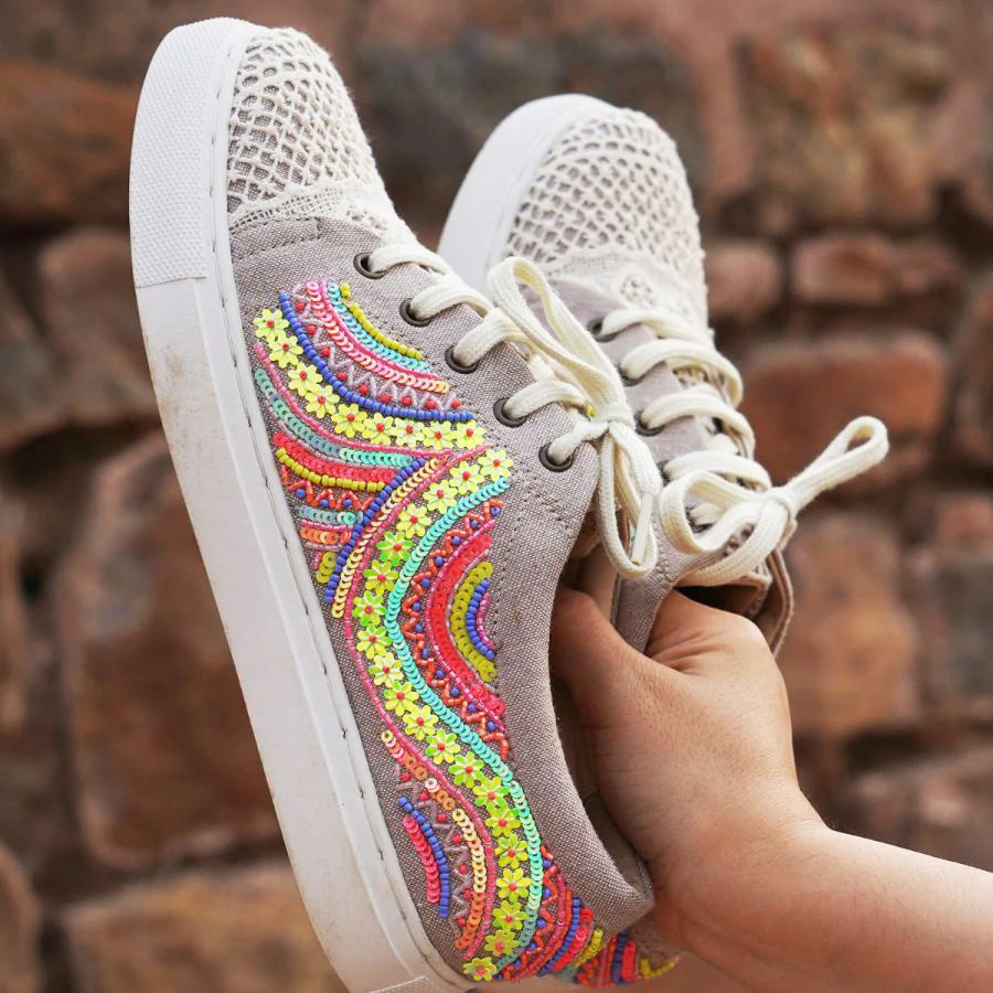 Sneakers con pizzo shop