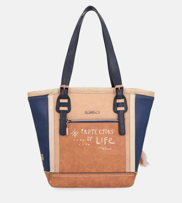 Borsa shopper doppio manico Cuoio BRASS Workshop b894