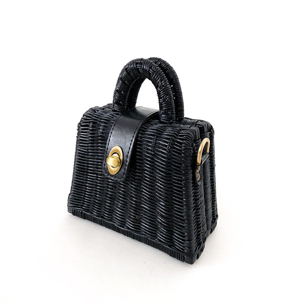 OSALADI 2 Borse In Rattan Intrecciato Stile Bohémien - Vintage, Tracolla In Tessuto, Accessorio Moda Per Donna