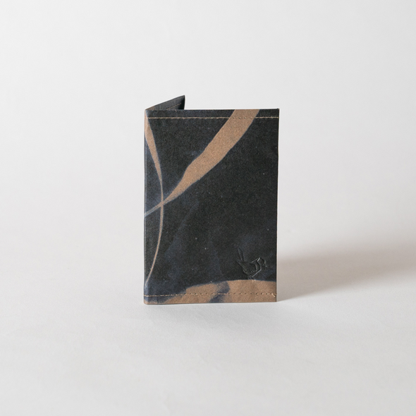 Portafoglio Blagrave Fern 5 Elaphoglossum Slim realizzata in carta KRAFT, portafogli impermeabile decorato