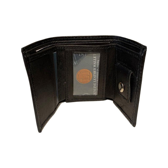 Mini portafoglio apertura a tre doppio scomparto per banconote 4 slot per carte freeshipping - Vico Langella