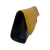 Pochette rettangolare gialla e nera apertura a ribalta con bottone magnetico freeshipping - Vico Langella