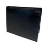 Portafoglio in pelle nero con slot nella parte posteriore porta carte di credito freeshipping - Vico Langella